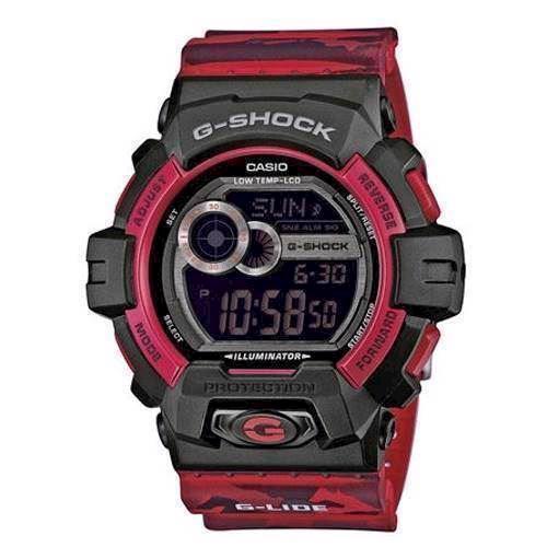 Image of Casio G-Shock GLS-8900CM-4ER rødt army Digitalt Unisexur